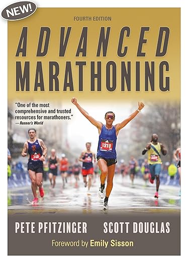Advanced Marathoning book cover by Pete Pfitzinger and Scott Douglas
